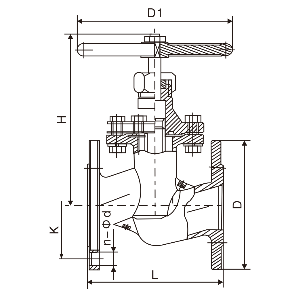黃銅法(fǎ)蘭截止(zhi)閥(圖1)