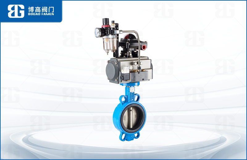 氣動對(dui)夾中線(xiàn)蝶閥