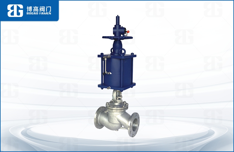氣動法蘭(lán)截止閥